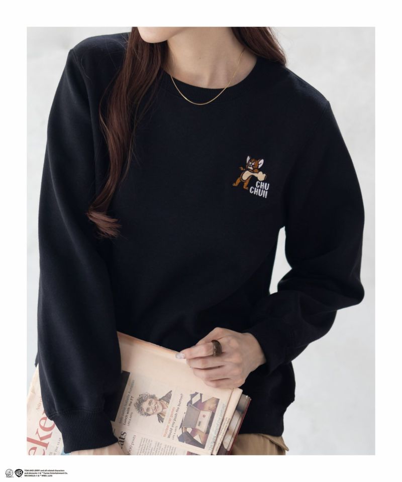 [期間限定価格]Tom and Jerry プリントトレーナー レディース商品画像-12