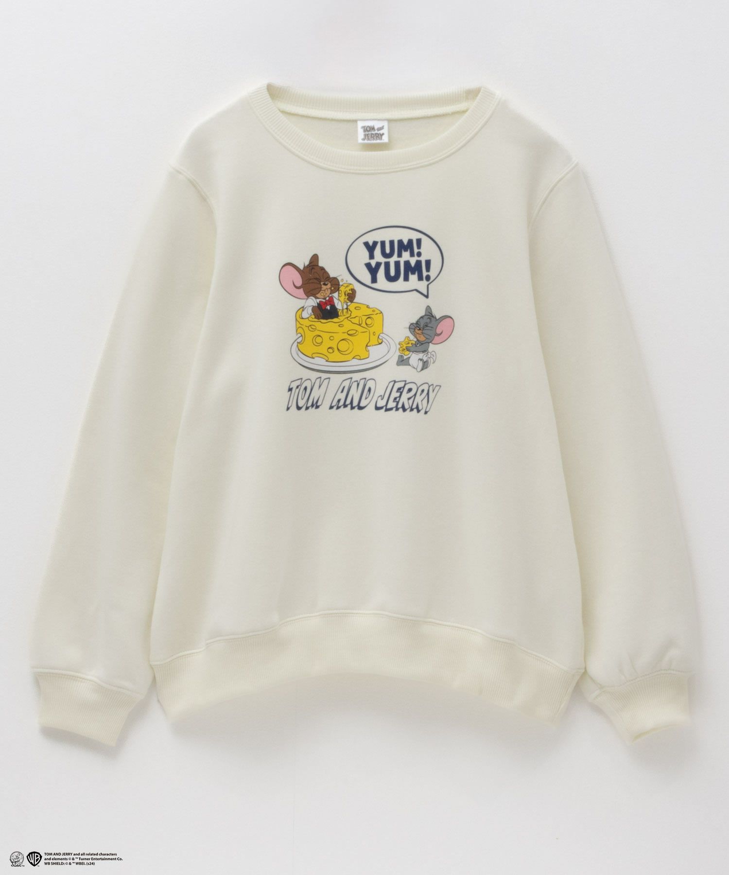 Tom and Jerry プリントトレーナー レディース