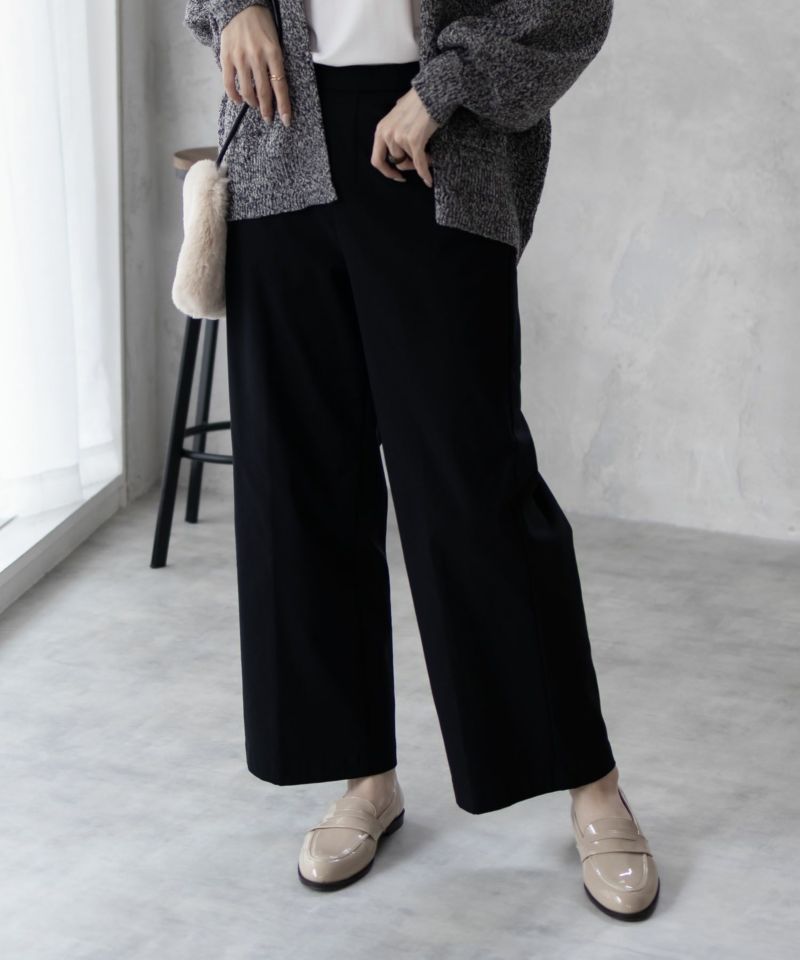 HusHusH  らく美パン 裏起毛ストレートパンツ レディース商品画像-8