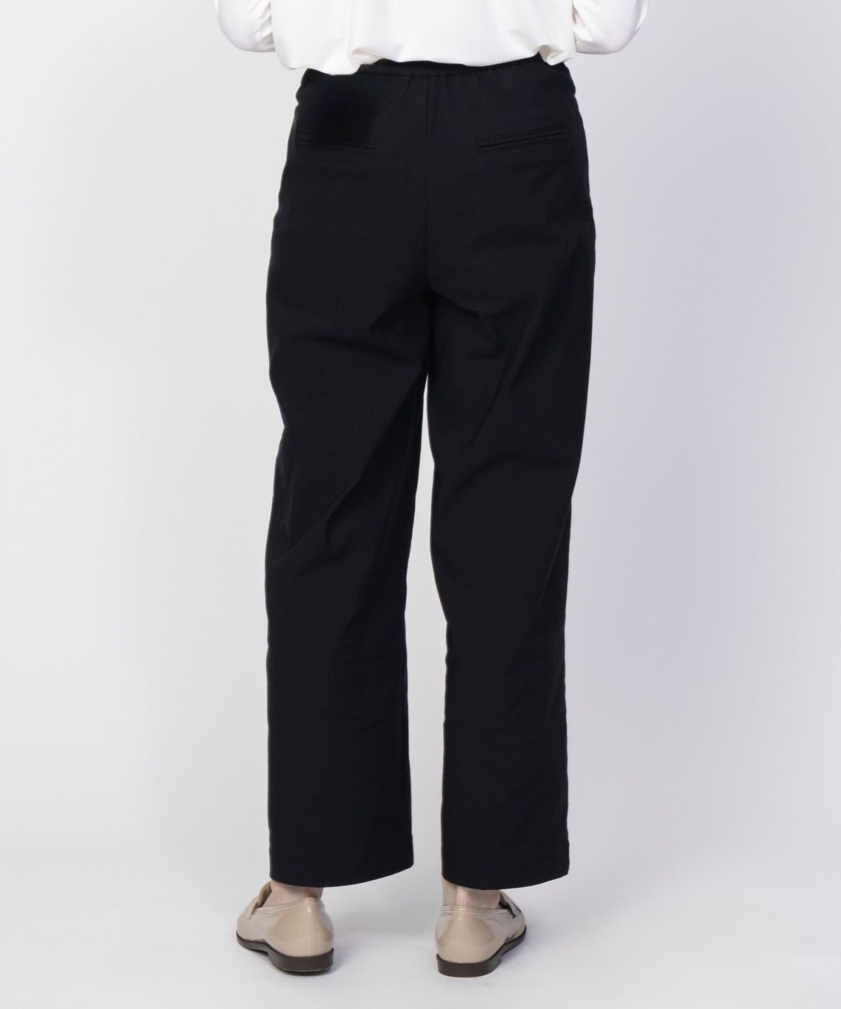 HusHusH らく美パン 裏起毛ストレートパンツ レディース