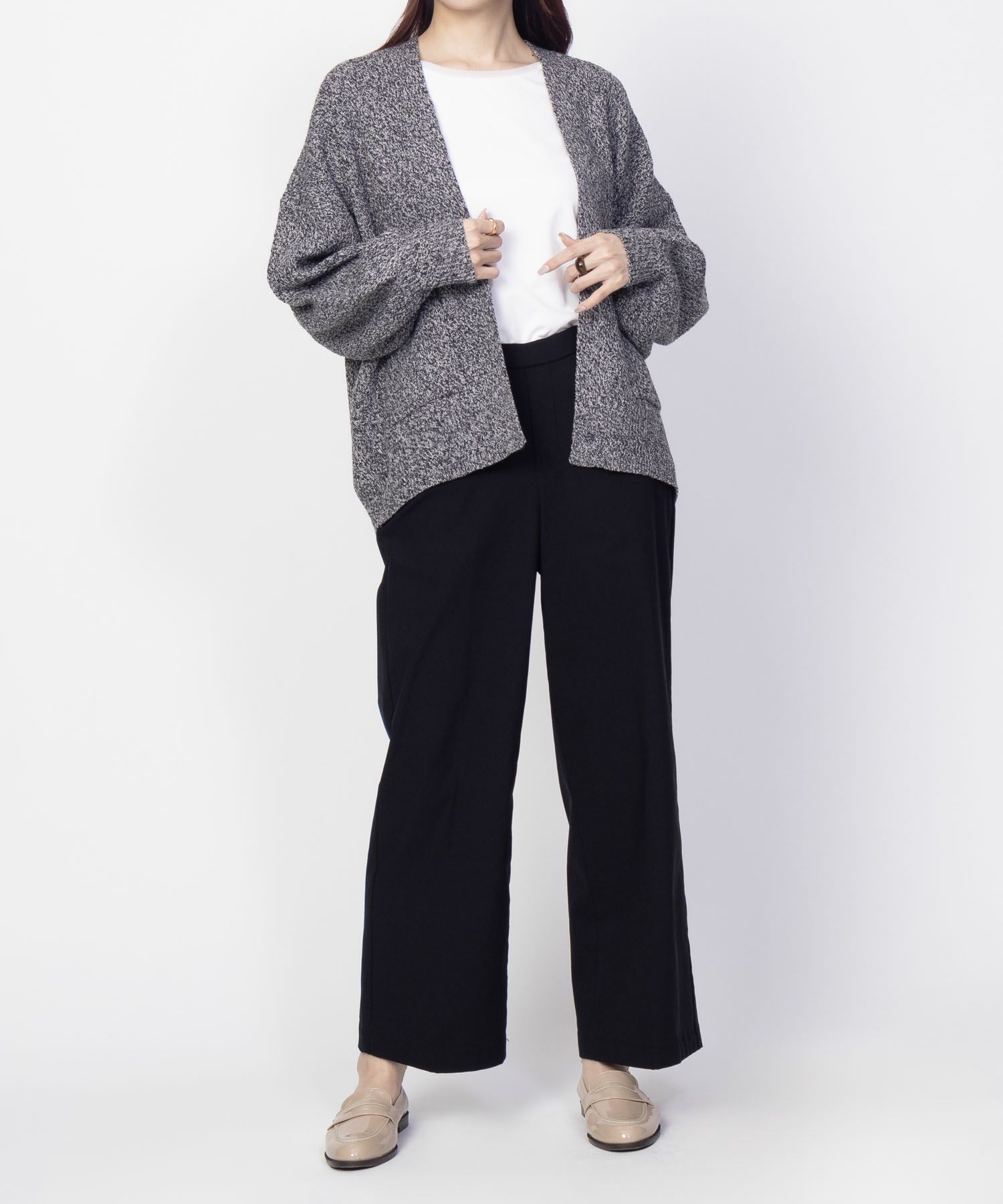 HusHusH  らく美パン 裏起毛ストレートパンツ レディース商品サムネイル-13