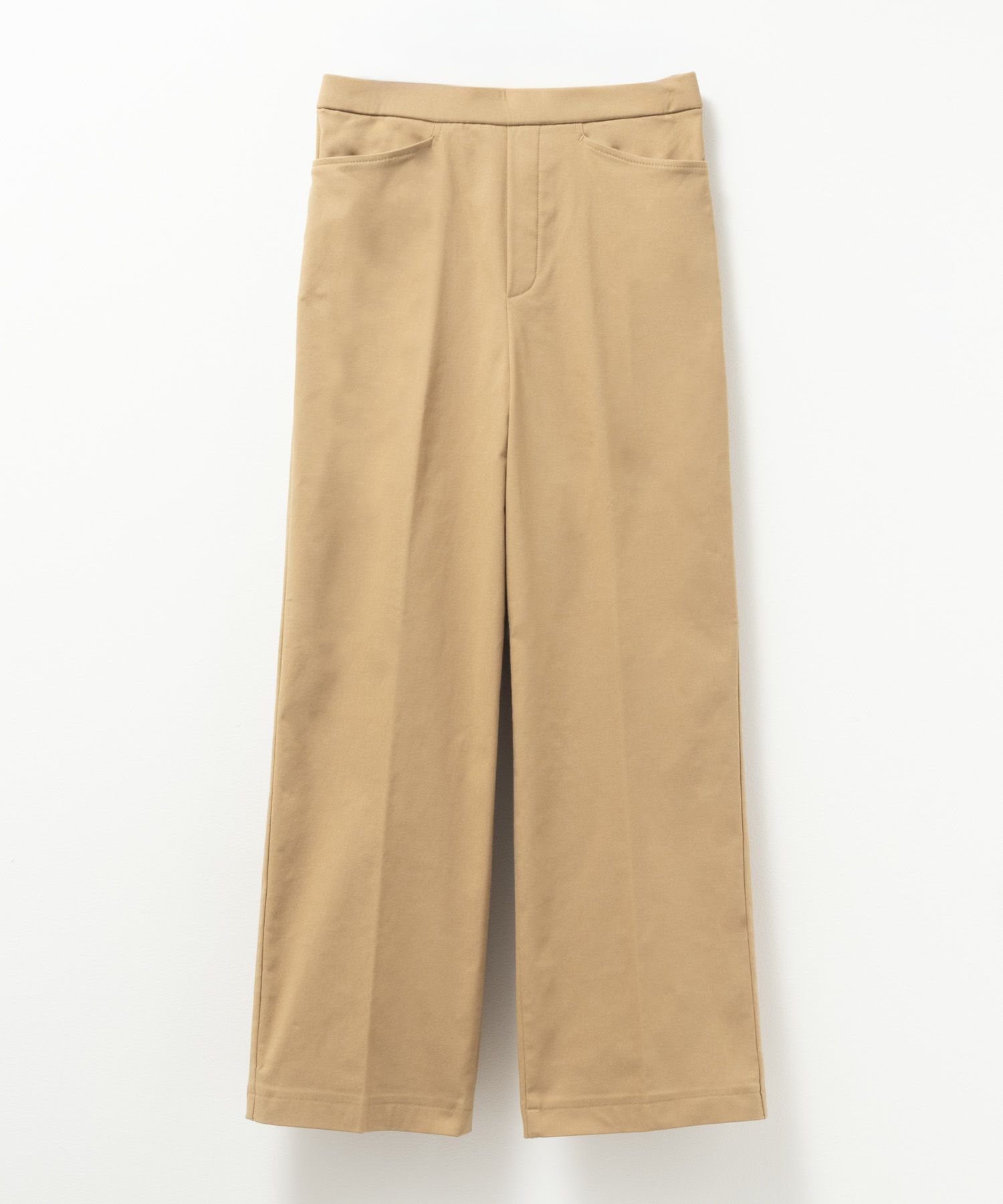 HusHusH らく美パン 裏起毛ストレートパンツ レディース