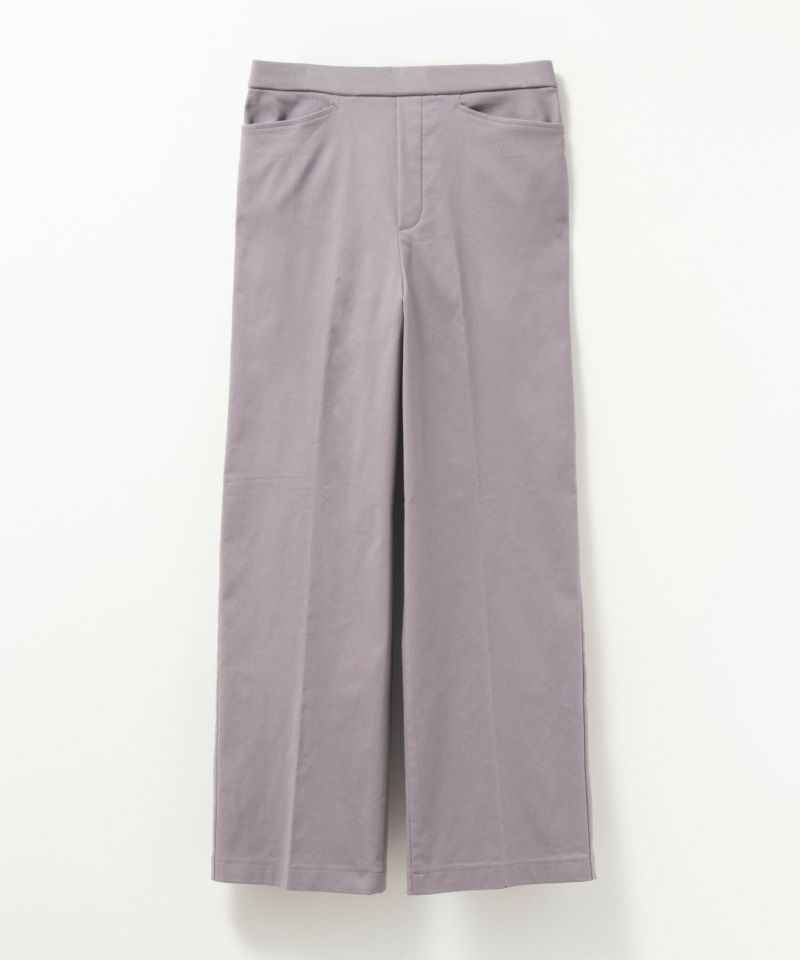 HusHusH らく美パン 裏起毛ストレートパンツ レディース