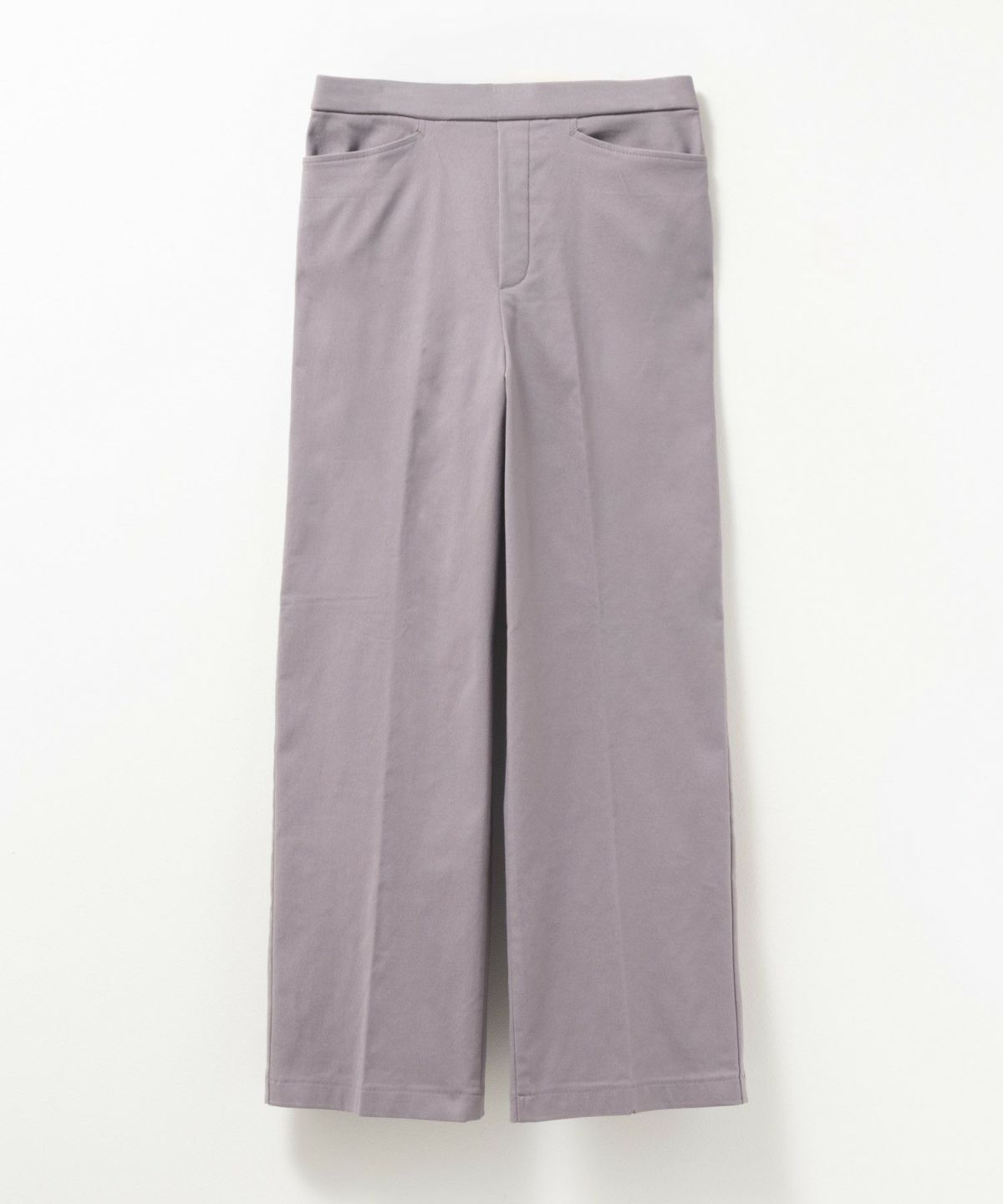 HusHusH らく美パン 裏起毛ストレートパンツ レディース