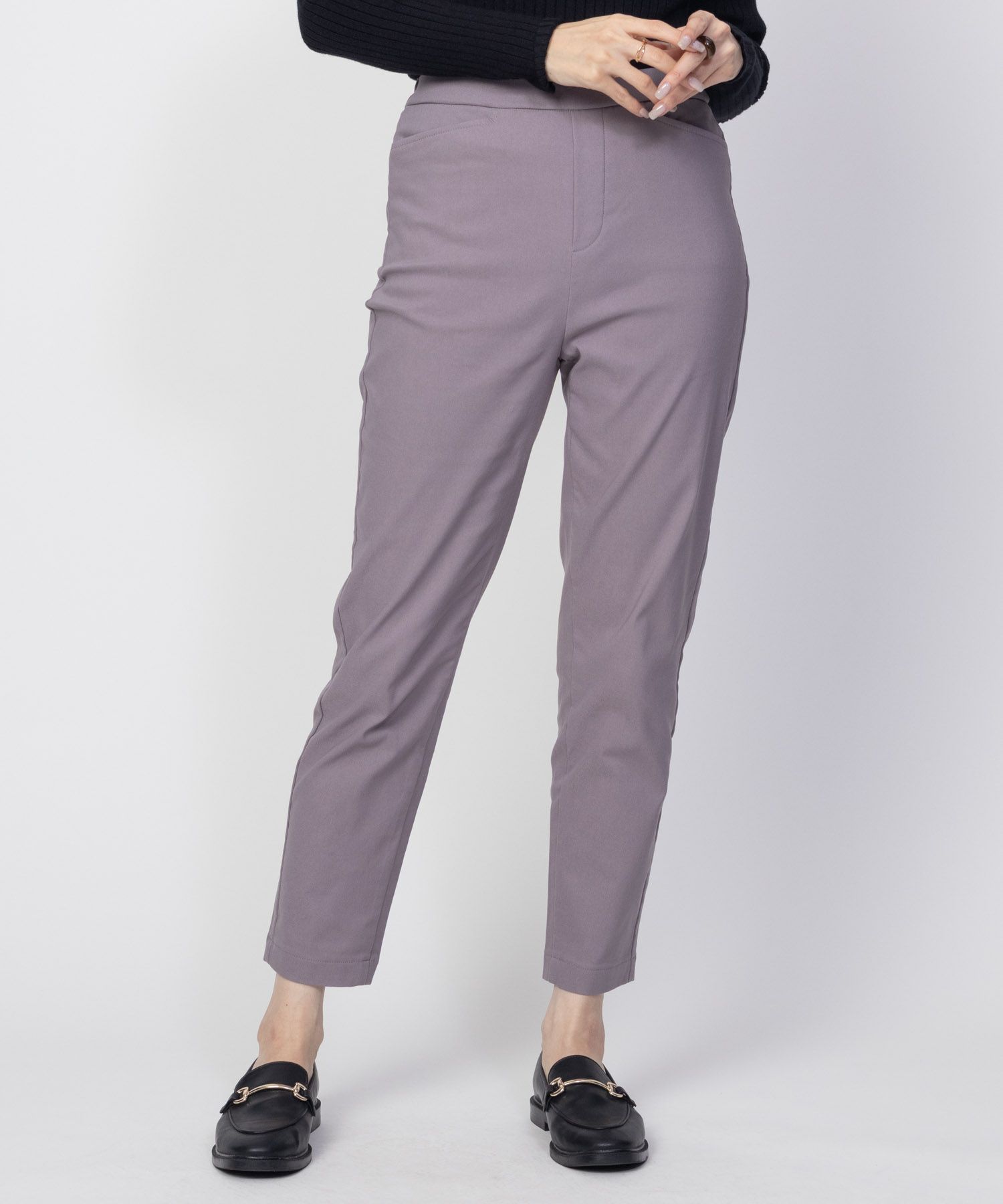 HusHusH  らく美パン 裏起毛テーパードパンツ レディース商品サムネイル-6