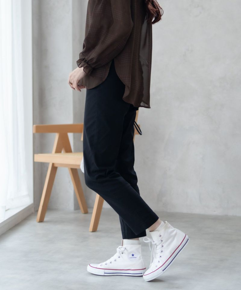 HusHusH  らく美パン 裏起毛テーパードパンツ レディース商品画像-9