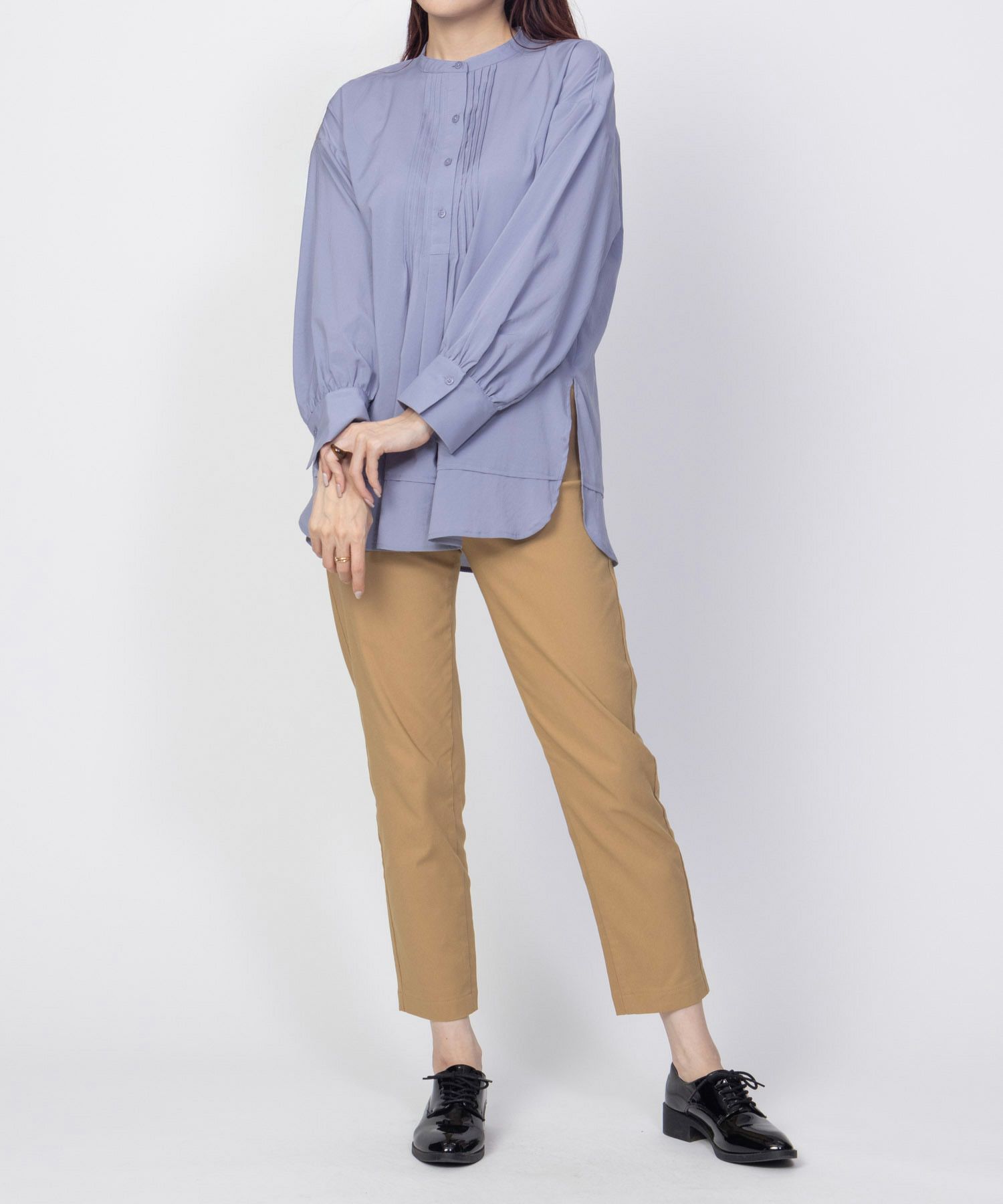 HusHusH  らく美パン 裏起毛テーパードパンツ レディース商品サムネイル-18