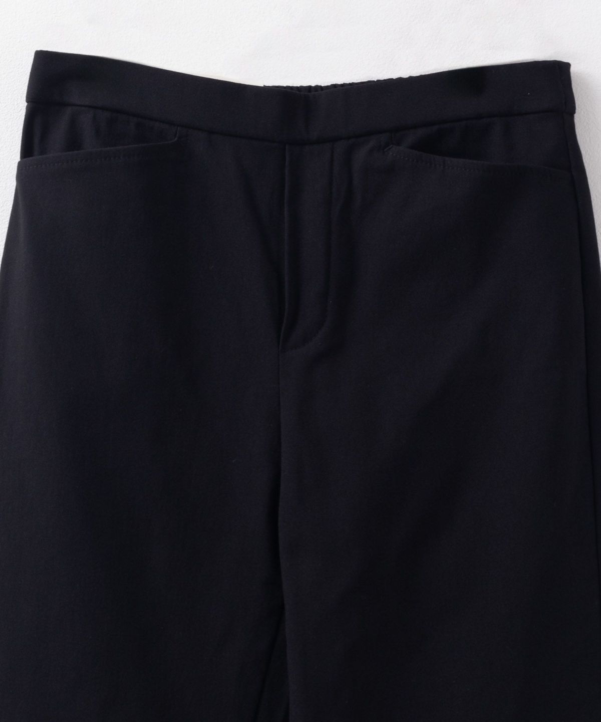 HusHusH らく美パン 裏起毛テーパードパンツ レディース