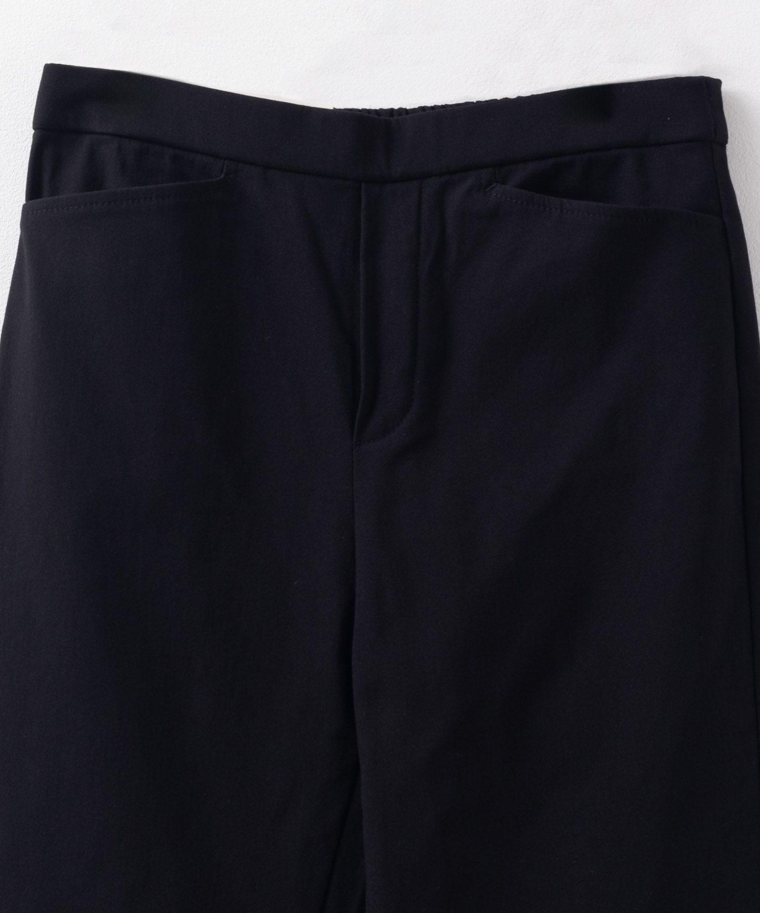 HusHusH らく美パン 裏起毛テーパードパンツ レディース