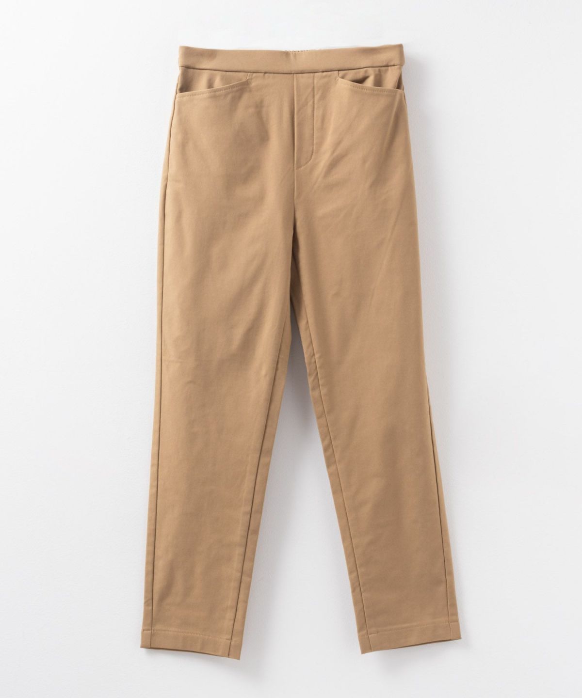 HusHusH らく美パン 裏起毛テーパードパンツ レディース