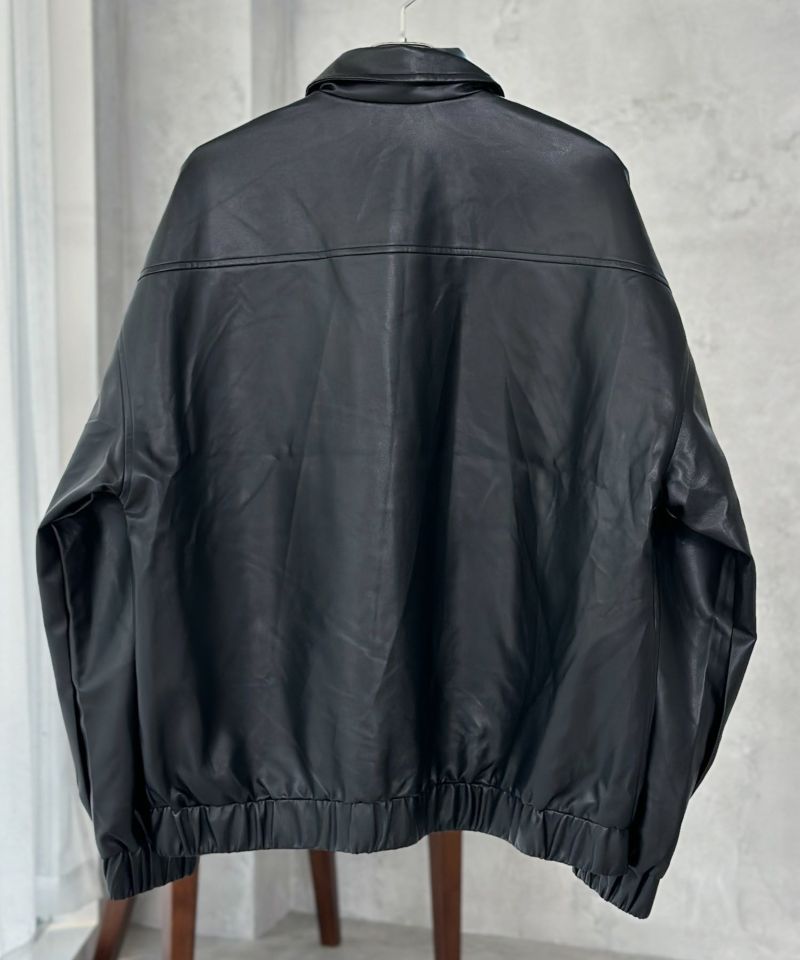 フェイクレザーA-2フライトジャケット メンズ商品画像-12