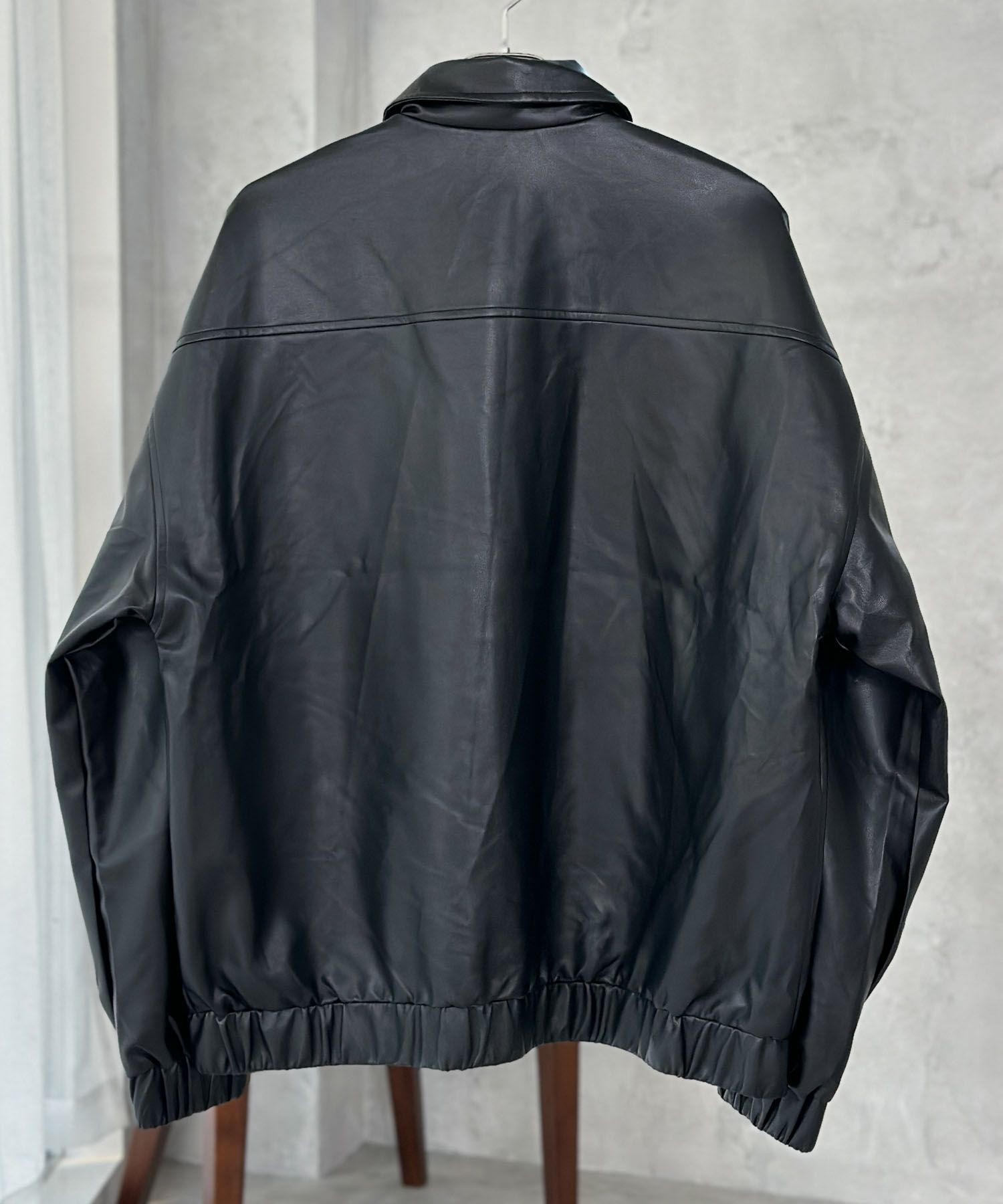 フェイクレザーA-2フライトジャケット メンズ商品画像-12