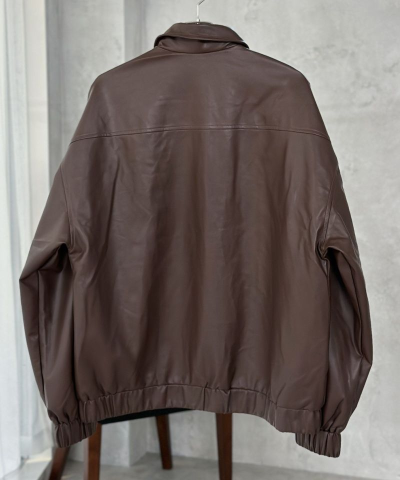 フェイクレザーA-2フライトジャケット メンズ商品画像-14