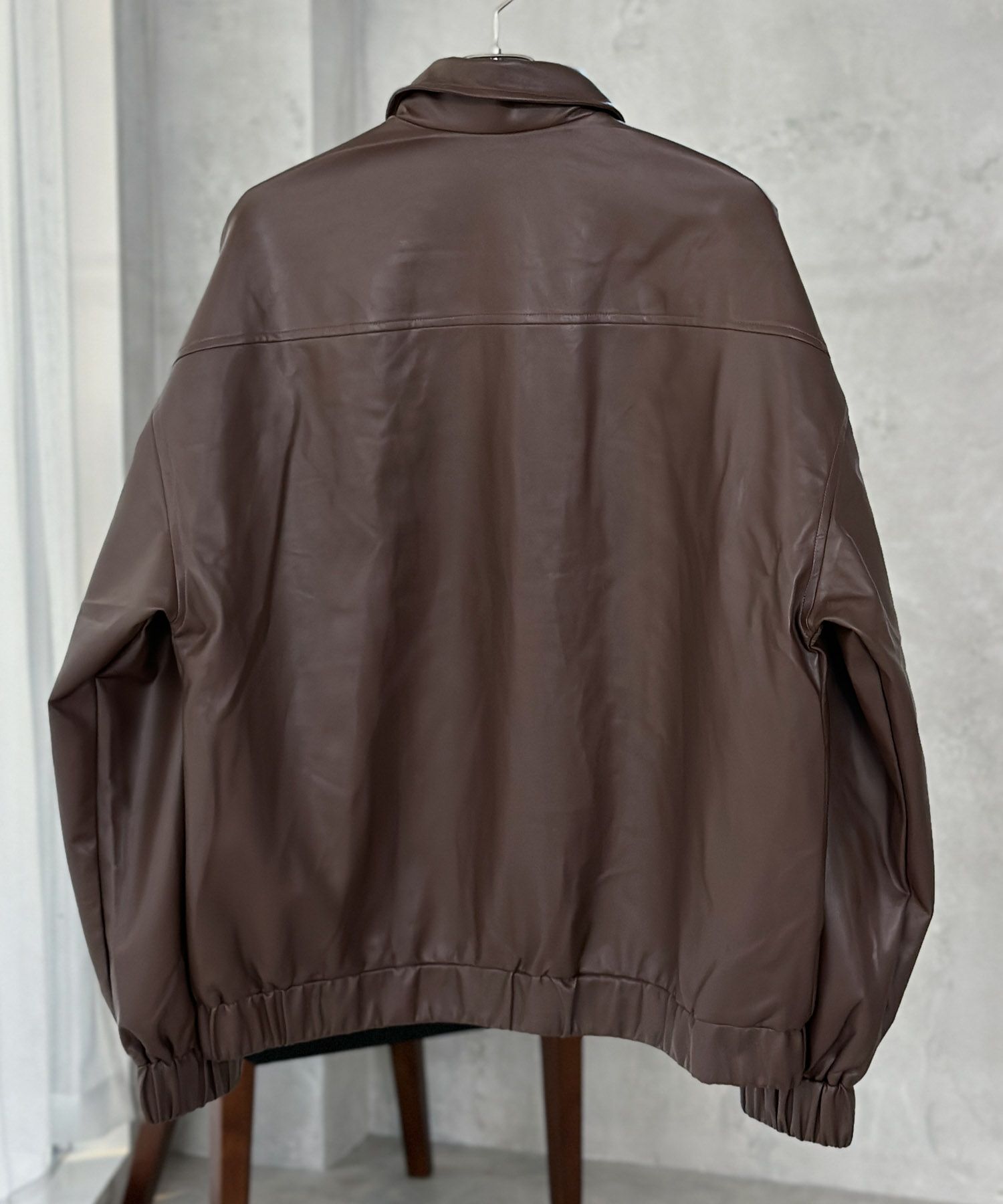 フェイクレザーA-2フライトジャケット メンズ商品画像-14