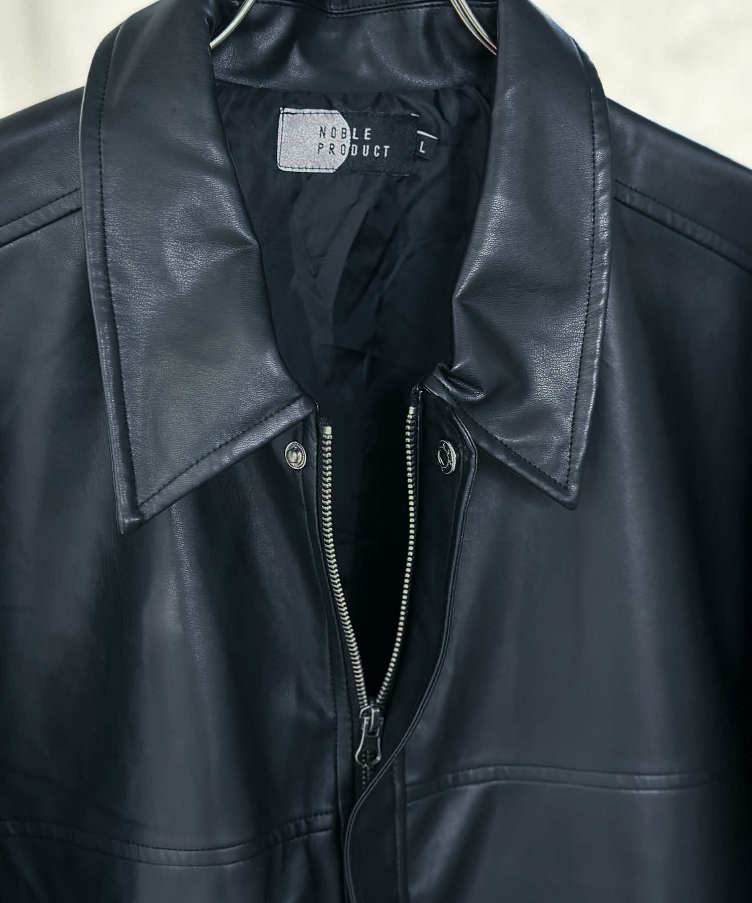 フェイクレザーA-2フライトジャケット メンズ商品画像-15