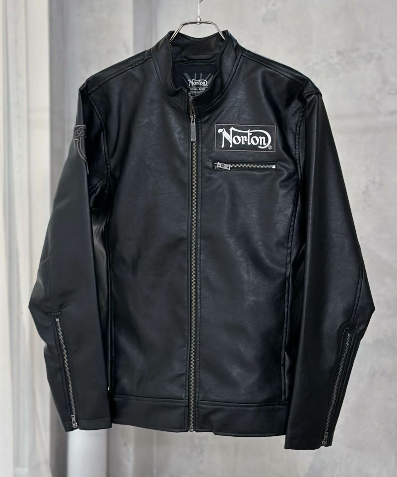 Norton  シングルライダースジャケット メンズ商品画像-1