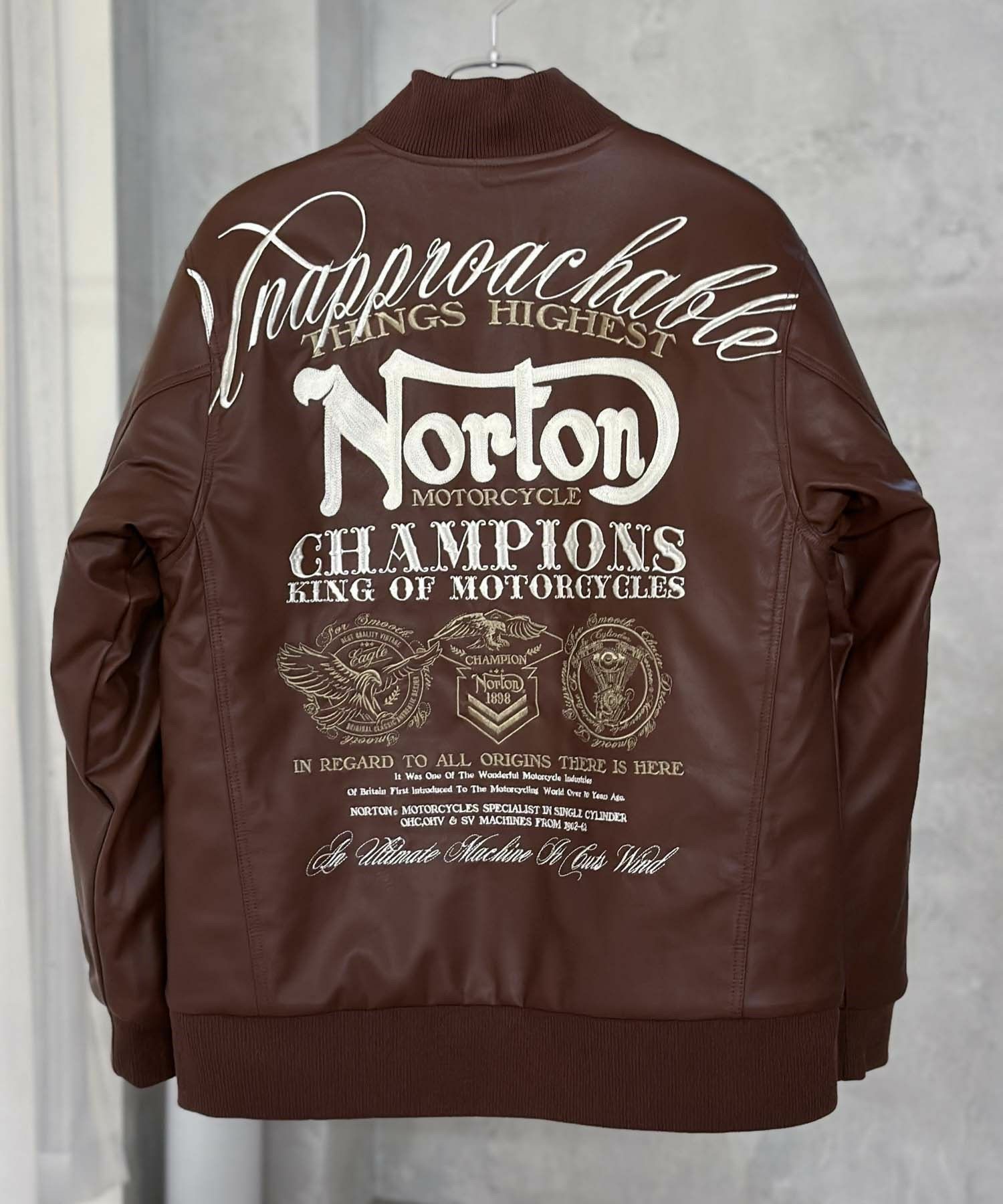 Norton  MAXデザインPUジャケット メンズ商品サムネイル-4