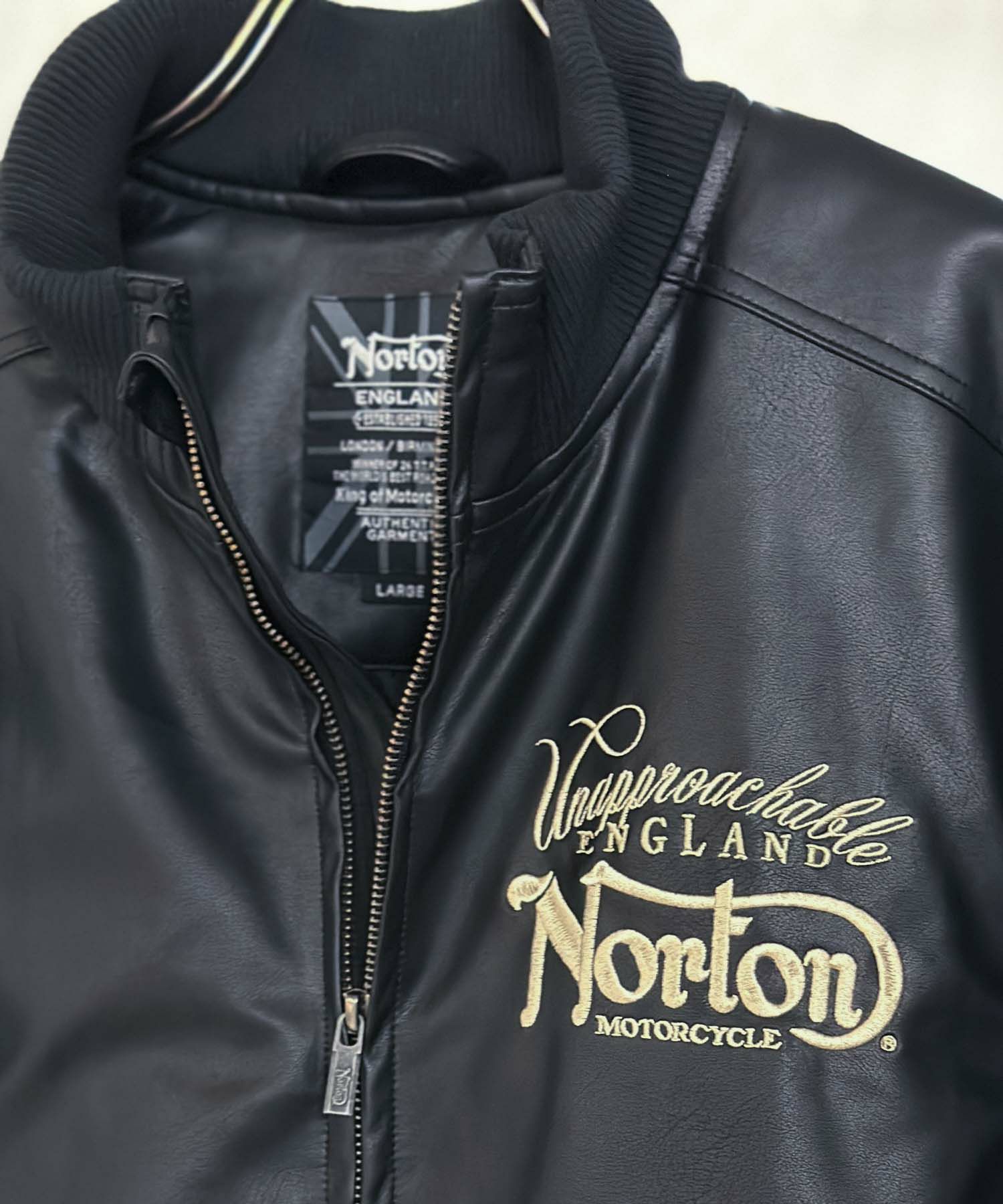 Norton  MAXデザインPUジャケット メンズ商品サムネイル-5