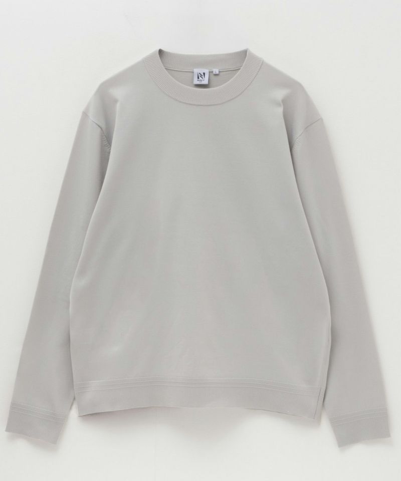 NAVY FIT  14GストレッチニットTシャツ メンズ商品画像-6