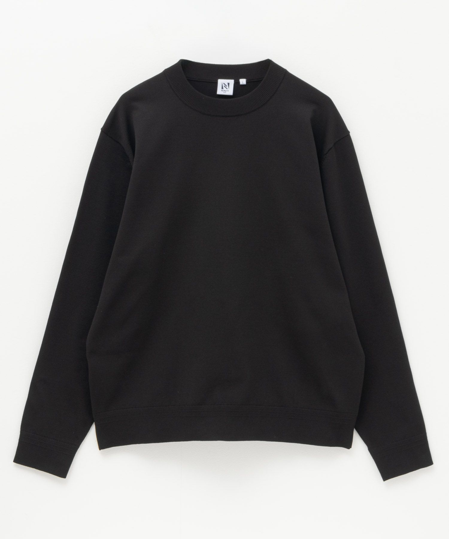 NAVY FIT 14GストレッチニットTシャツ メンズ