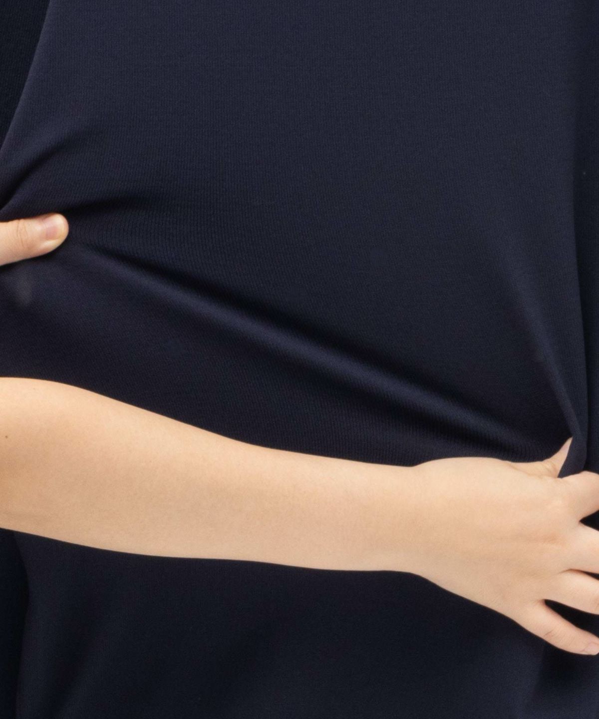 NAVY FIT 14GストレッチニットTシャツ メンズ