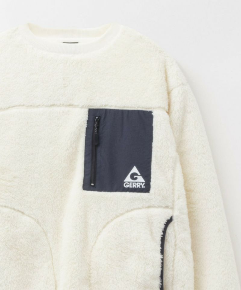 GERRY  ボアフリースクルーネック メンズ商品画像-2