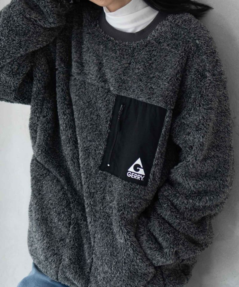 GERRY ボアフリースクルーネック メンズ商品画像-4