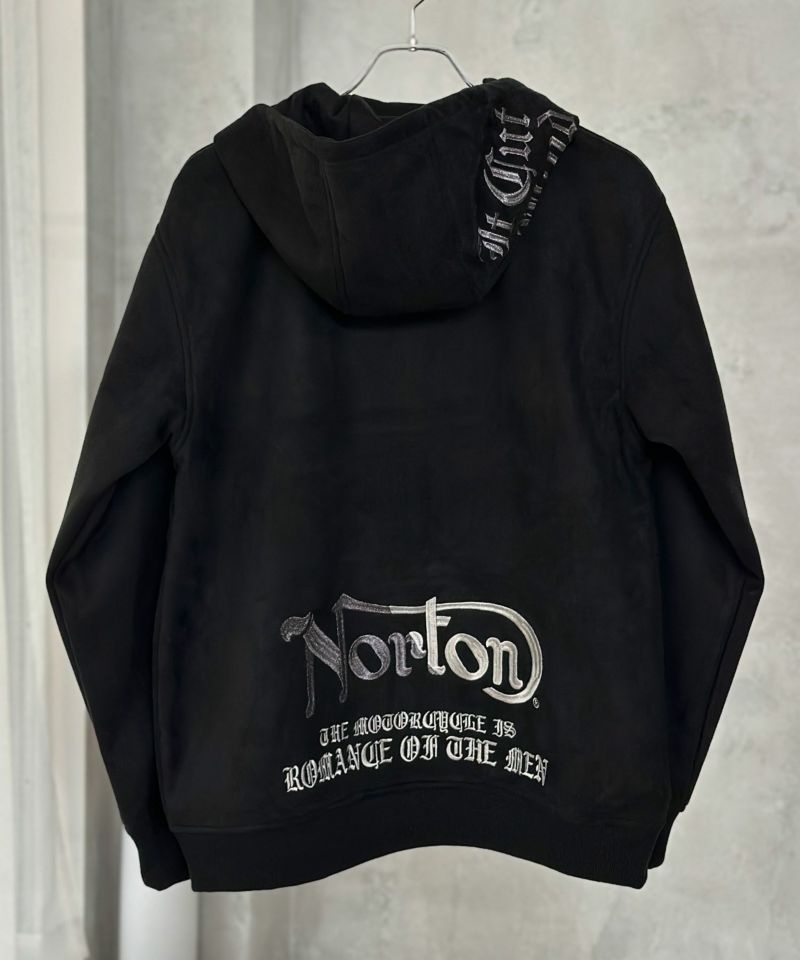Norton  裏ボアZIPパーカー メンズ商品画像-2