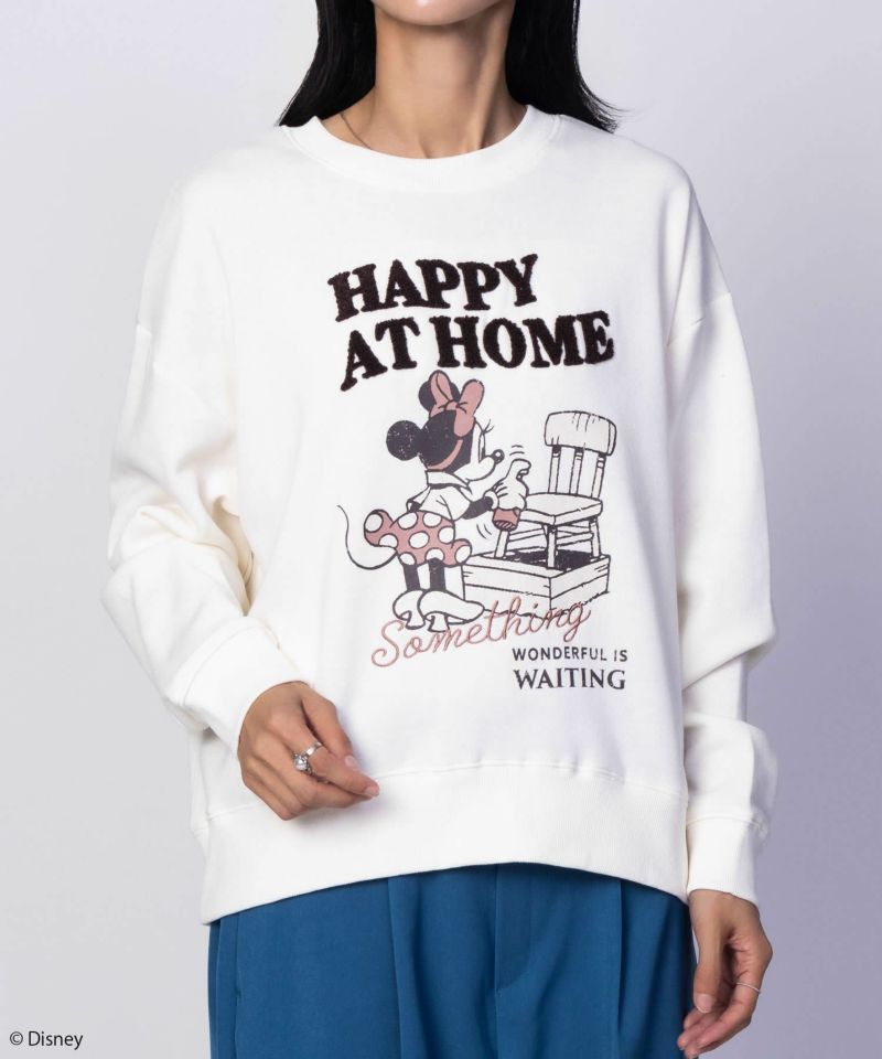 Disney / サガラ刺繍裏起毛トレーナー レディース商品画像-2