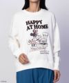 Disney / サガラ刺繍裏起毛トレーナー レディース