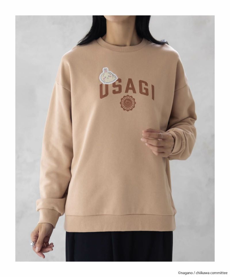 ちいかわ トレーナー うさぎ レディース商品画像-1