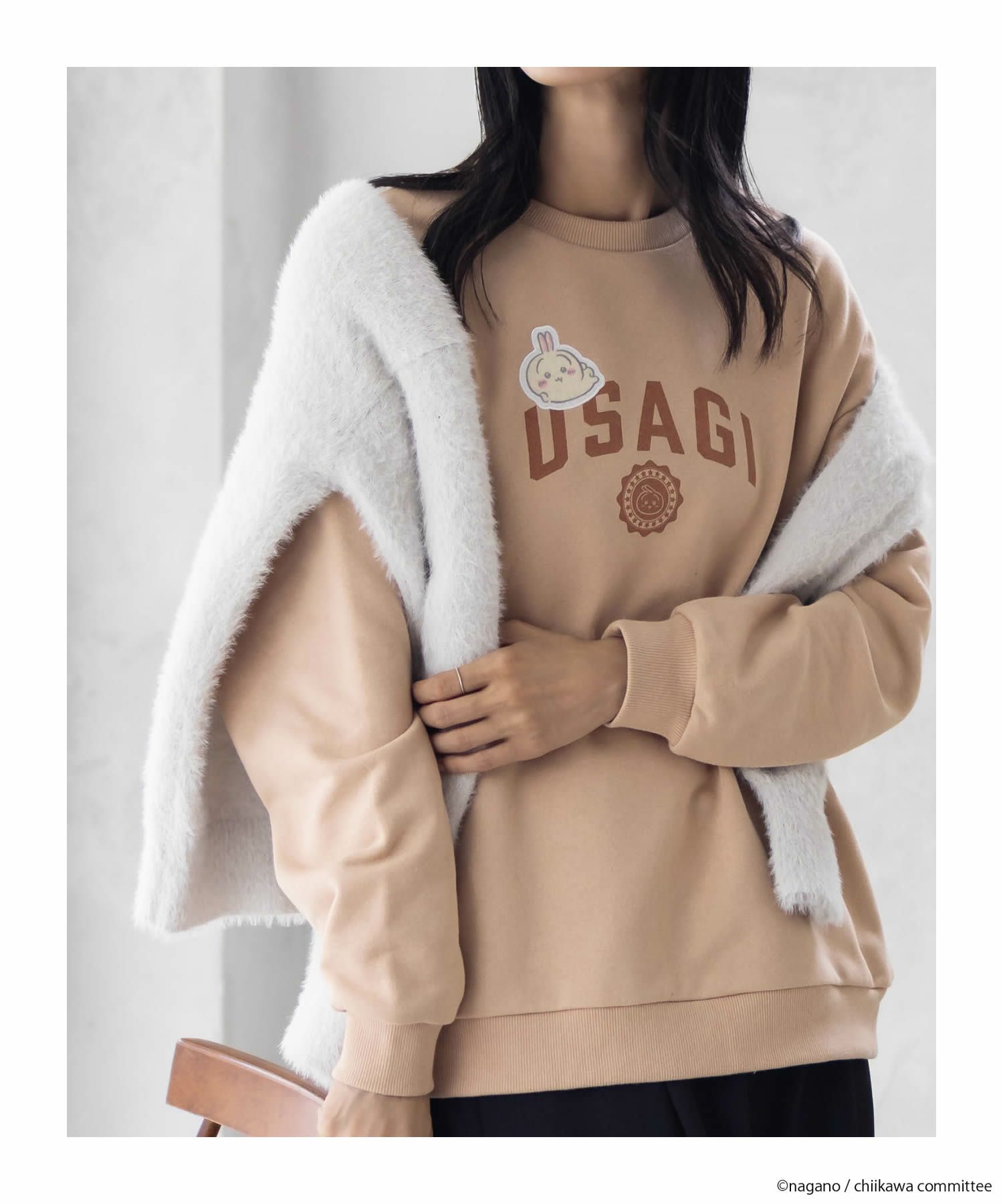 ちいかわ トレーナー うさぎ レディース