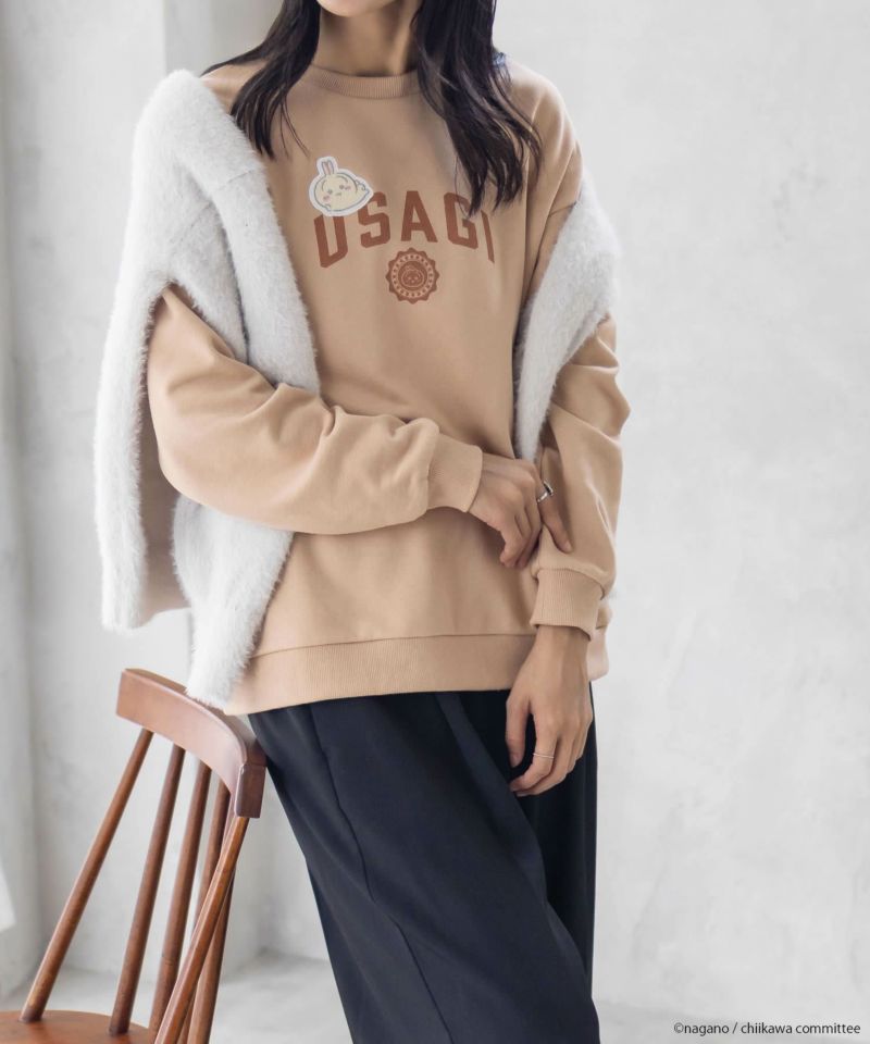 ちいかわ トレーナー うさぎ レディース商品画像-7