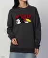 Disney ミッキーマウス / サガラ刺繍裏起毛トレーナー レディース