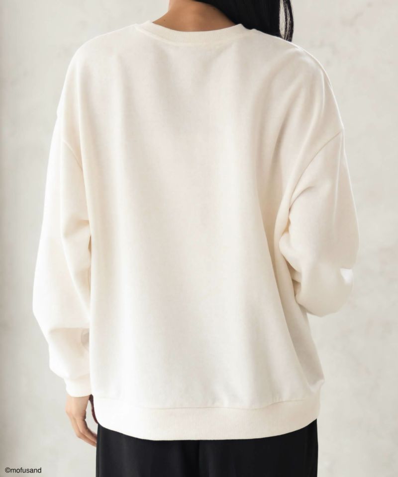 [期間限定価格]mofusand サメにゃんプリントトレーナー レディース商品画像-4