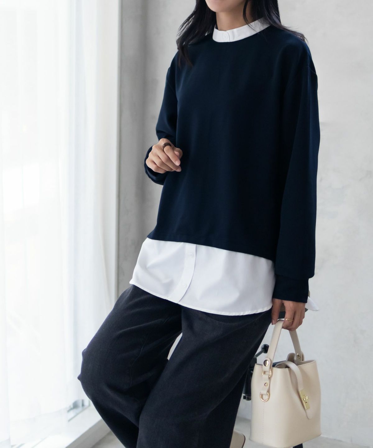 nAvy 時短バンドカラープルオーバー レディース ネコポス 対応商品