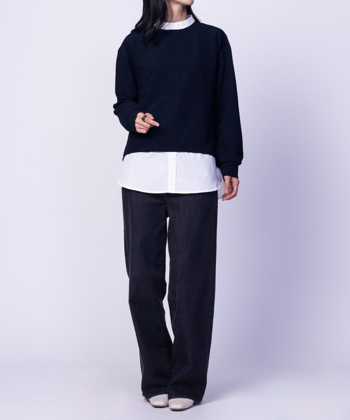 nAvy 時短バンドカラープルオーバー レディース ネコポス 対応商品