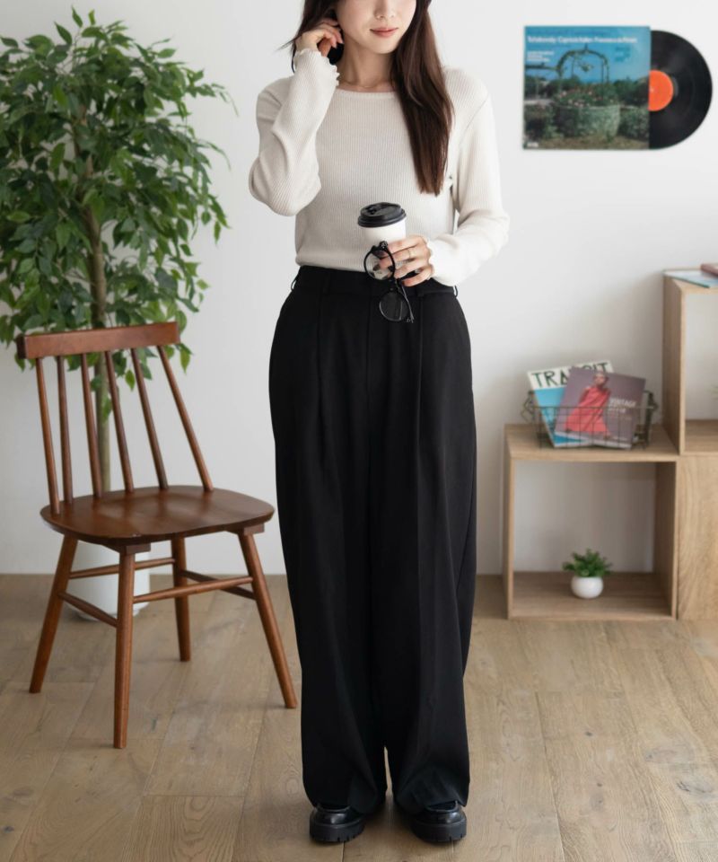 Howdy Marie  ラメリブカットソー レディース メール便 対応商品商品画像-10