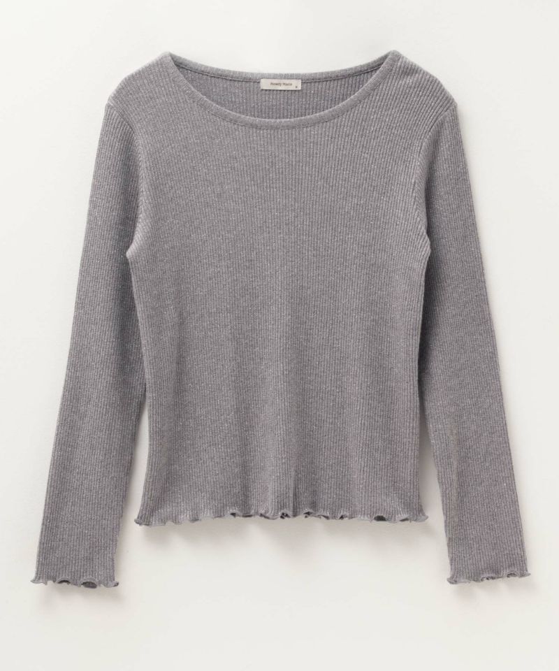 Howdy Marie  ラメリブカットソー レディース メール便 対応商品商品画像-23