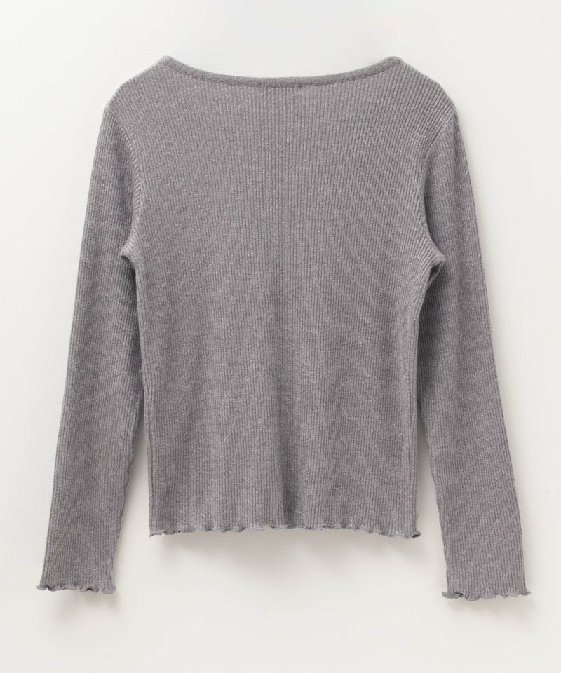 Howdy Marie  ラメリブカットソー レディース メール便 対応商品商品画像-24