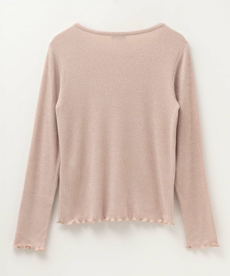 Howdy Marie  ラメリブカットソー レディース メール便 対応商品商品画像-26