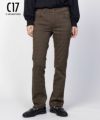 C17 ウィンターストレートデニムパンツ レディース