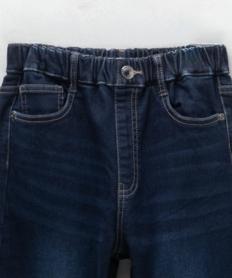 NAVY 温℃ 裏起毛 デニムレギュラーストレート キッズ商品画像-23