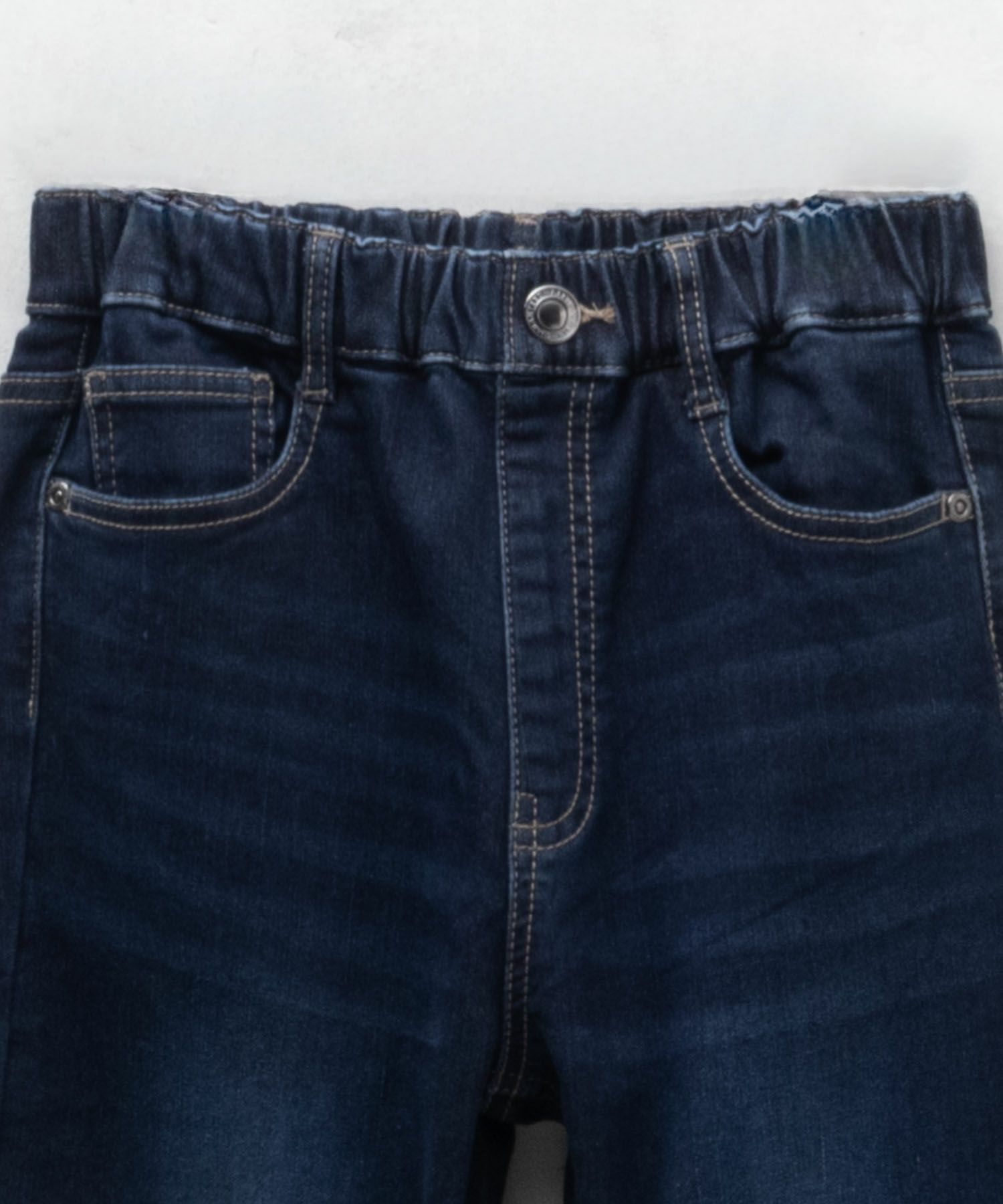 NAVY 温℃ 裏起毛 デニムレギュラーストレート キッズ商品サムネイル-23