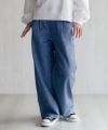 NAVY 温℃ 裏起毛 デニムワイド キッズ商品サムネイル-3