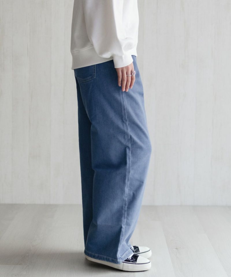 NAVY 温℃ 裏起毛 デニムワイド キッズ商品画像-7