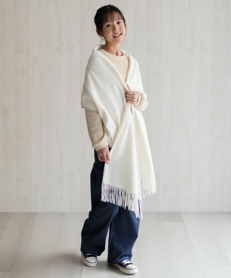 NAVY 温℃ 裏起毛 デニムワイド キッズ商品画像-22