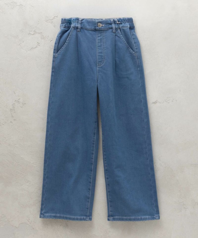 NAVY 温℃ 裏起毛 デニムワイド キッズ商品画像-24