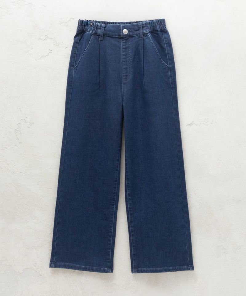 NAVY 温℃ 裏起毛 デニムワイド キッズ商品画像-26