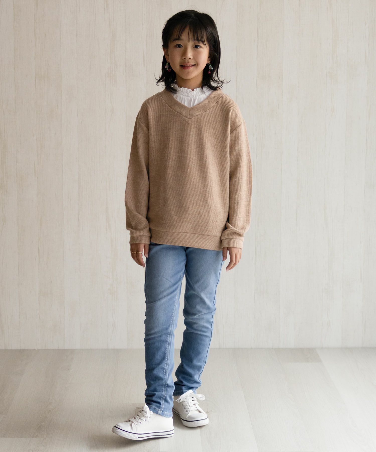 NAVY 温℃ デニムスキニー キッズ